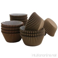 Kuqqi 400Pcs Brown Cupcake Case Liners Baking Muffin Paper Cases - B07DG3MVMD